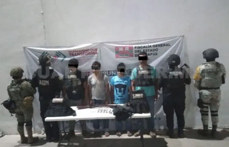 Arrestan a cinco integrantes de célula delictiva