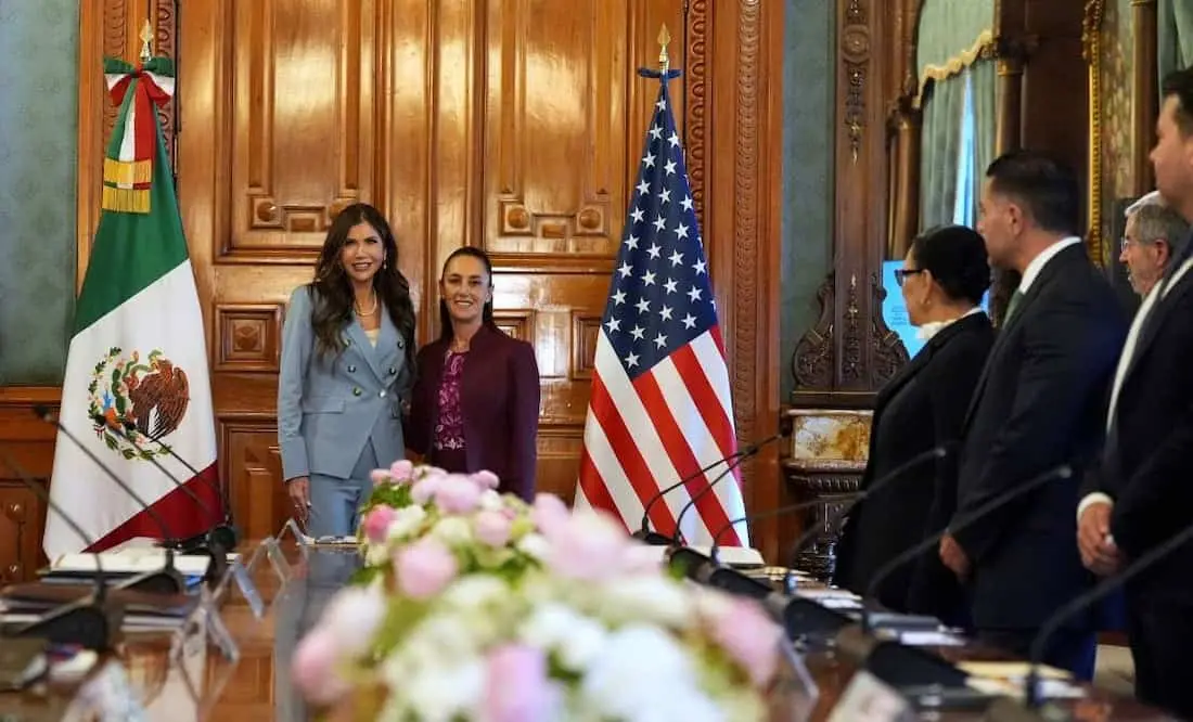 Claudia Sheinbaum Pardo conversó con la funcionaria de Estados Unidos. Cortesía