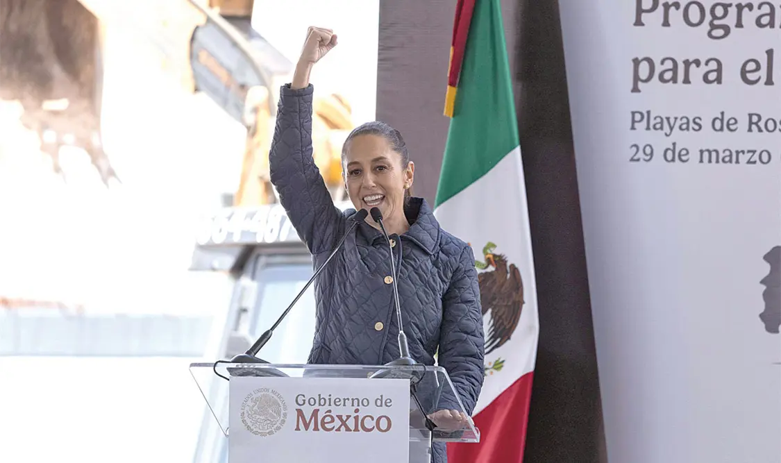 Claudia Sheinbaum destacó que el Gobierno de México siempre busca con Estados Unidos una relación de respeto, amistad y coordinación. Cortesía