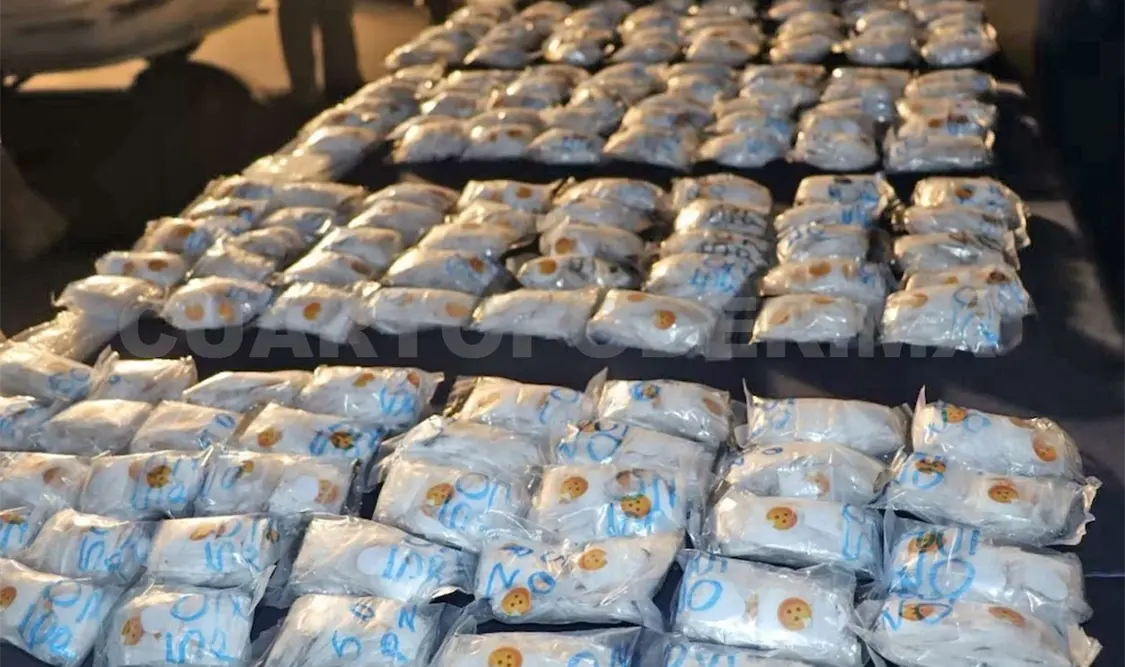 La droga era transportada en 890 paquetes con 50 dosis cada uno. Víctor Sánchez / CP