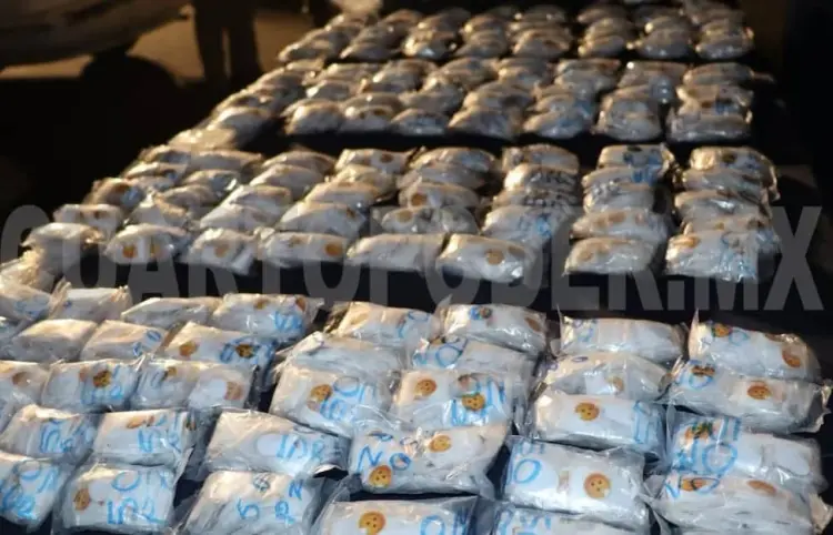 Marina asegura más de 44 mil dosis de cocaína