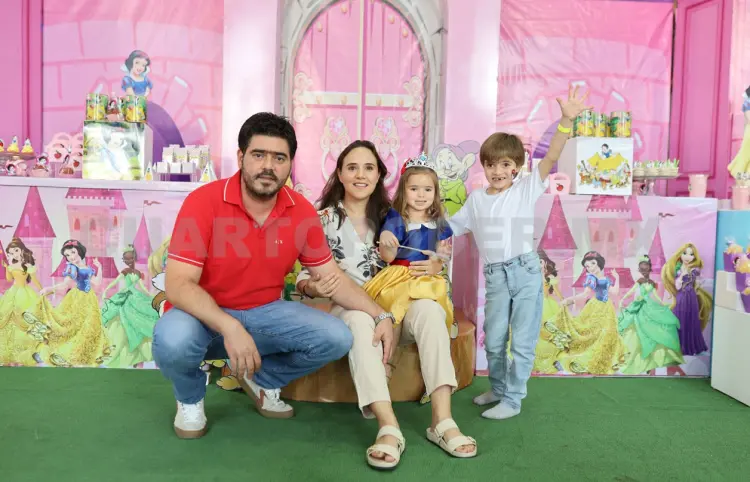 Renata lució como una princesa
