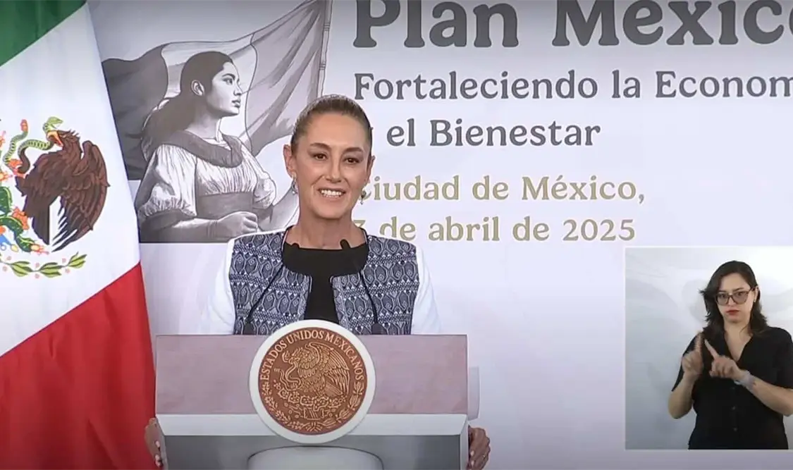 Sheinbaum presenta avances del Plan México en el Museo Nacional de Antropología