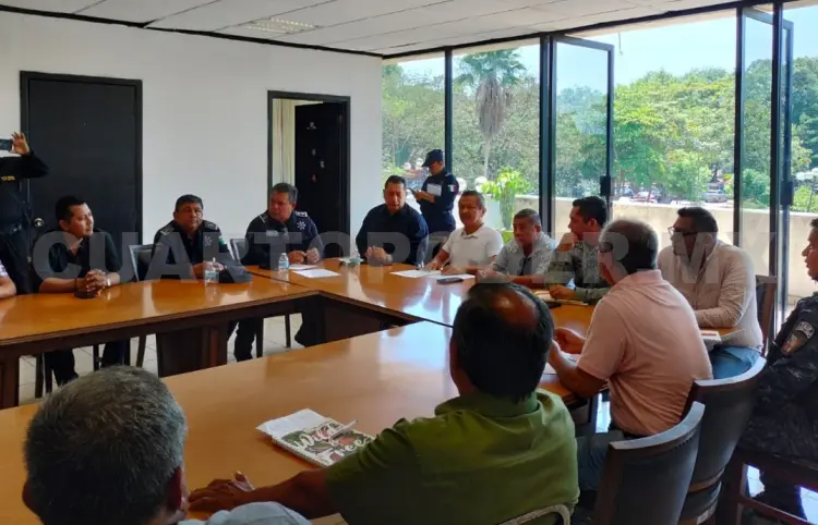 Atienden temas de seguridad en zona alta de Tapachula