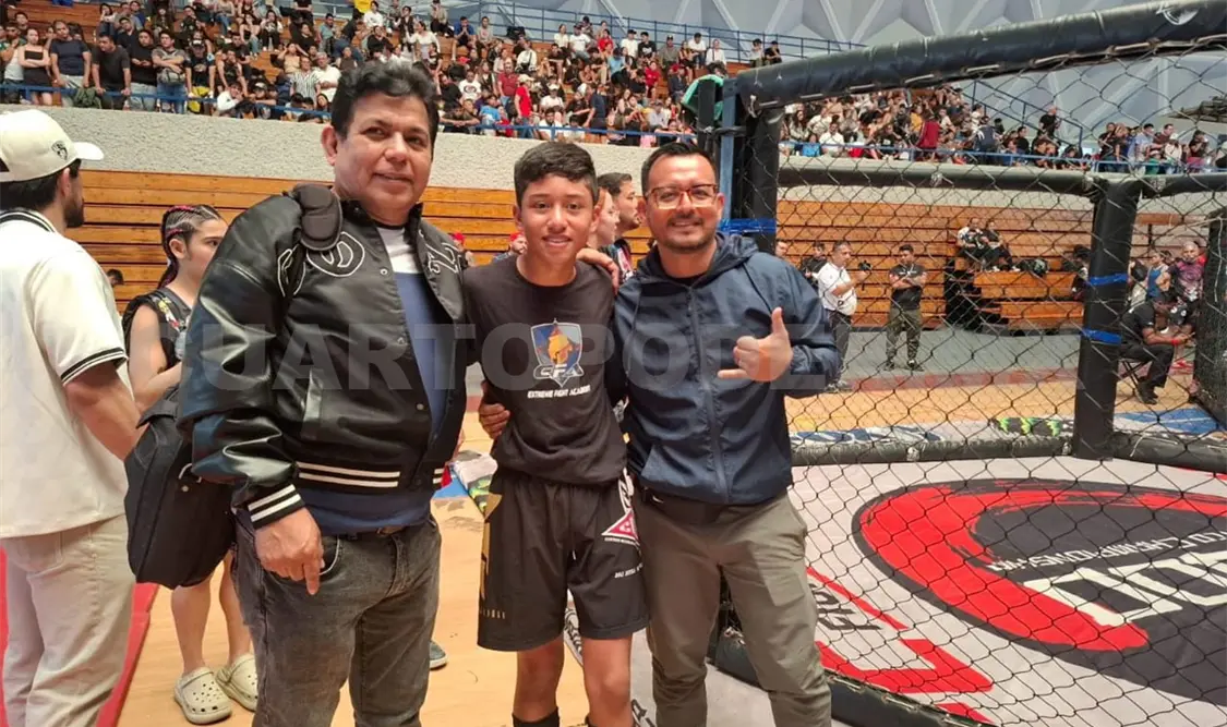 Erick Meza Portillo, campeón de Budo Sento
