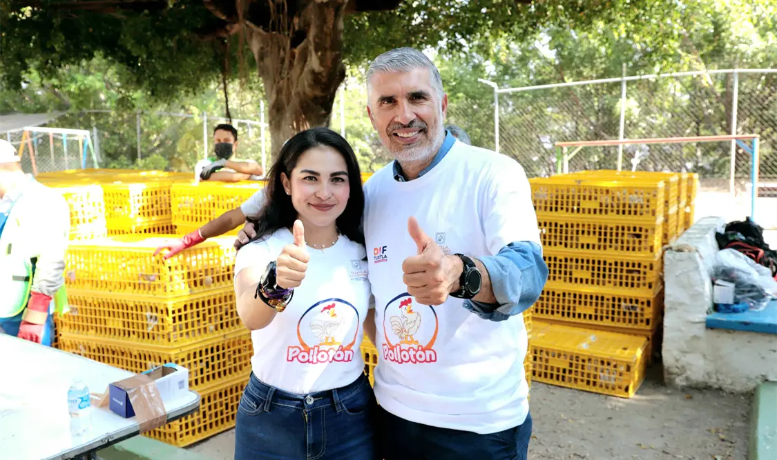 Beneficia Gobierno de Tuxtla a más familias con el Programa Pollotón