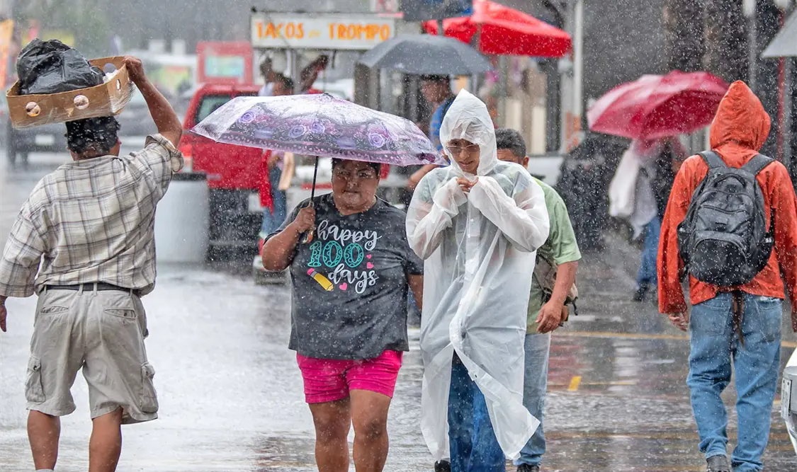 Pronostican lluvias en Chiapas, Hidalgo y Veracruz. Cortesía