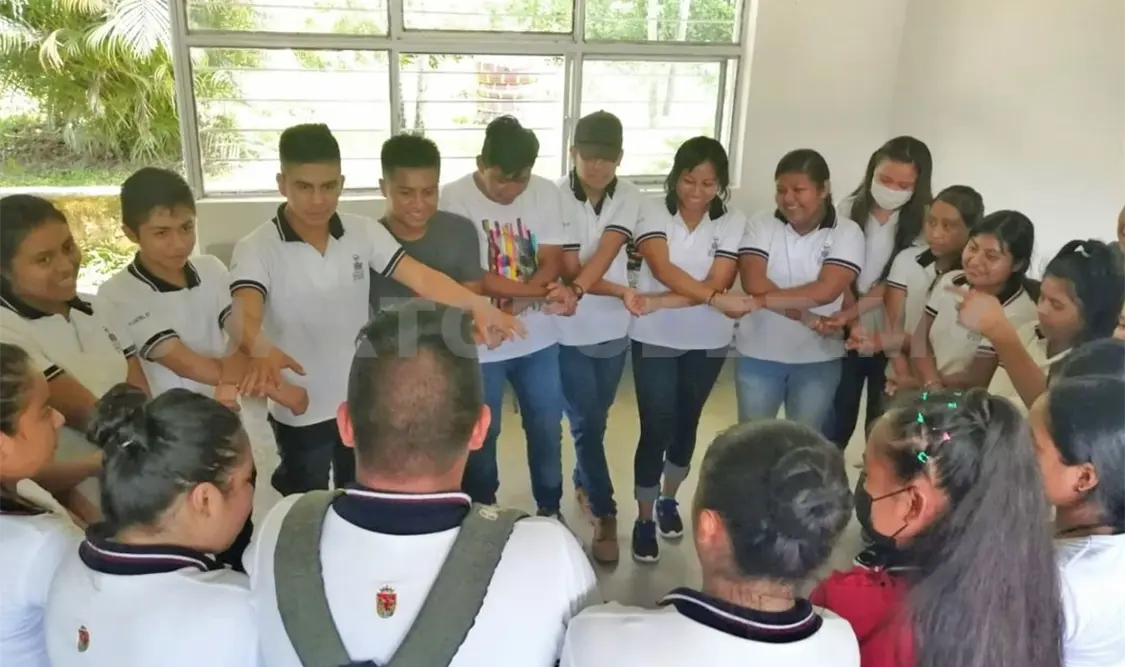 Los talleres que impartieron se centraron en el concepto de aprendizaje significativo. Cortesía