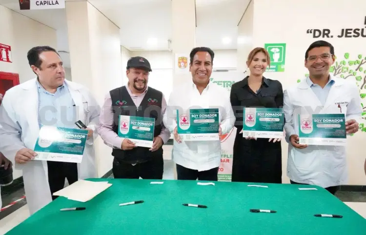 Eduardo Ramírez promueve la donación de órganos