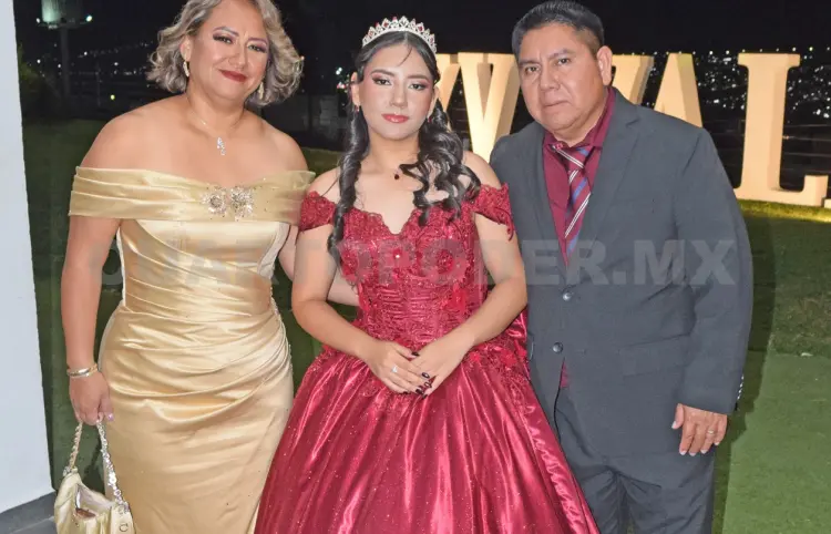 Valentina disfruta una magnífica velada