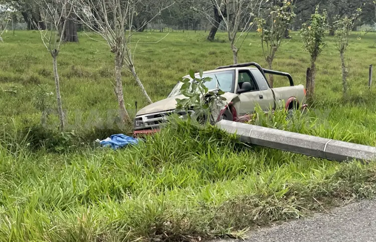 Un deceso en accidente rumbo a La Libertad