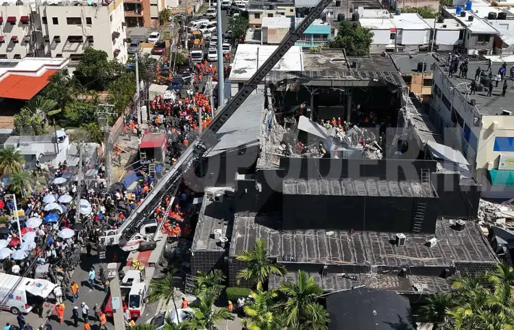 Sube a 124 la cifra de muertos por colapso en discoteca de Santo Domingo