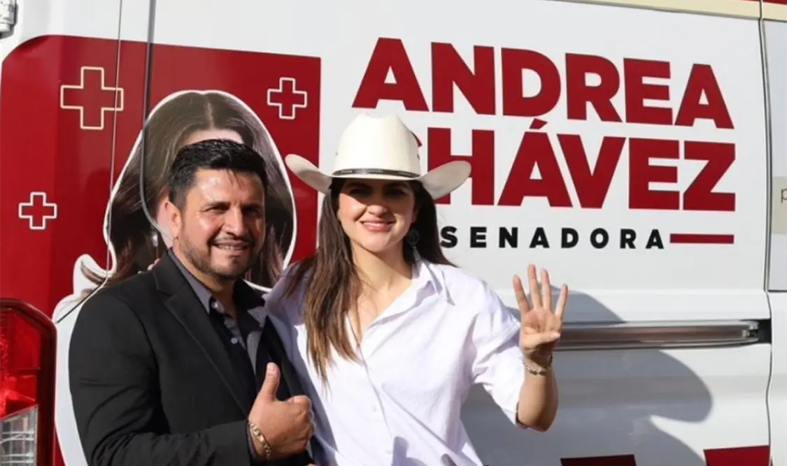 Andrea Chávez quitará su imagen de ambulancias