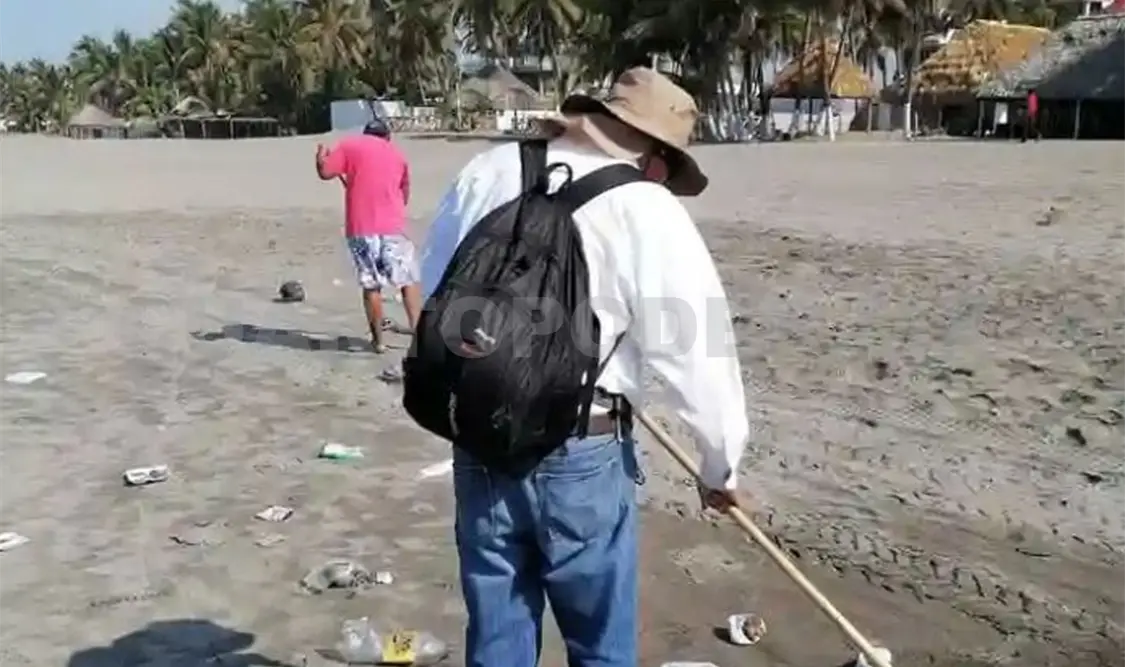 Realizan limpieza en playas de Puerto Arista