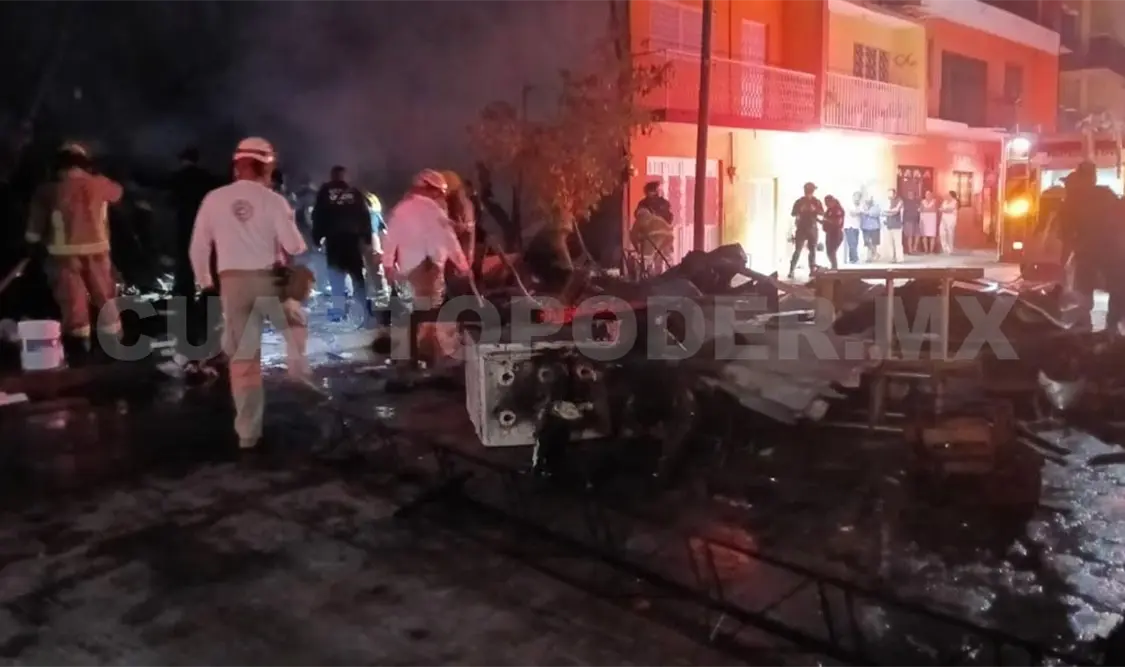 Arrasa fuego con vivienda