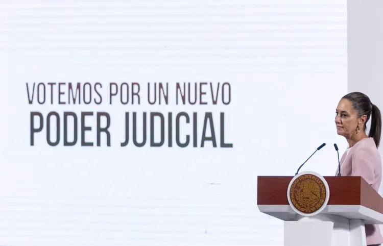 Celebra Sheinbaum aval del TEPJF para promocionar elección