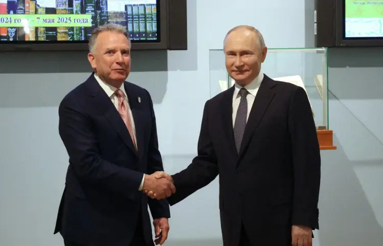 Putin se reunió con el enviado de Trump