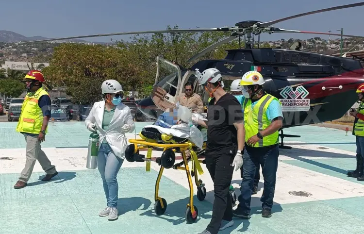 Realiza el “Gómez Maza” más de 20 traslados aéreos