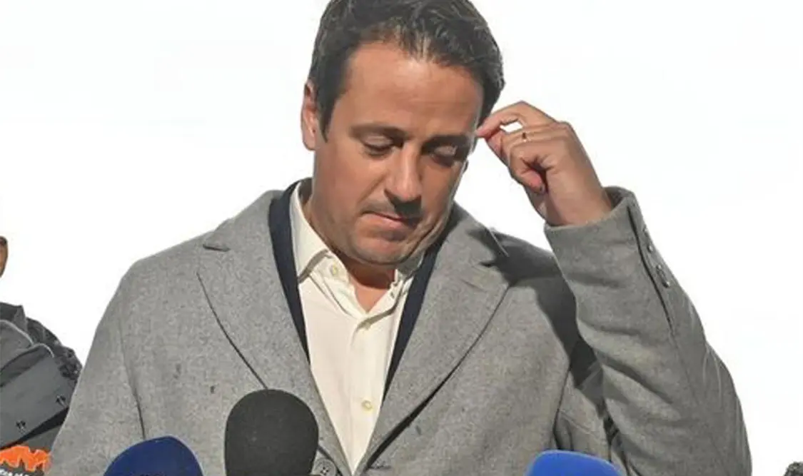 Joan Camprubí visita el punto del río donde se impactó la aeronave. Cortesía