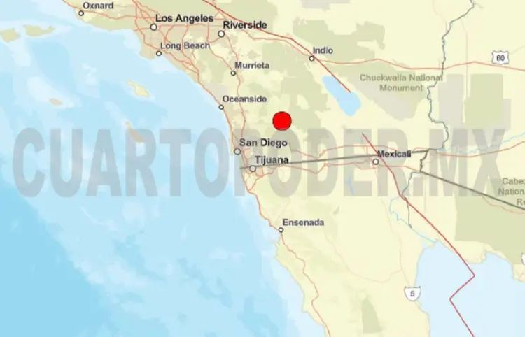 Sismo de 5.2 sacude San Diego y se siente en Tijuana