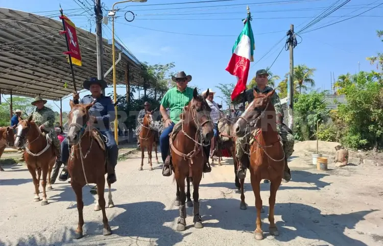 Realizan Cabalgata por la Paz en Mapastepec