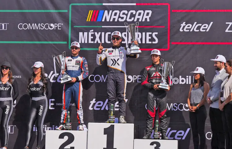 Koke de la Parra saborea victoria en Nascar
