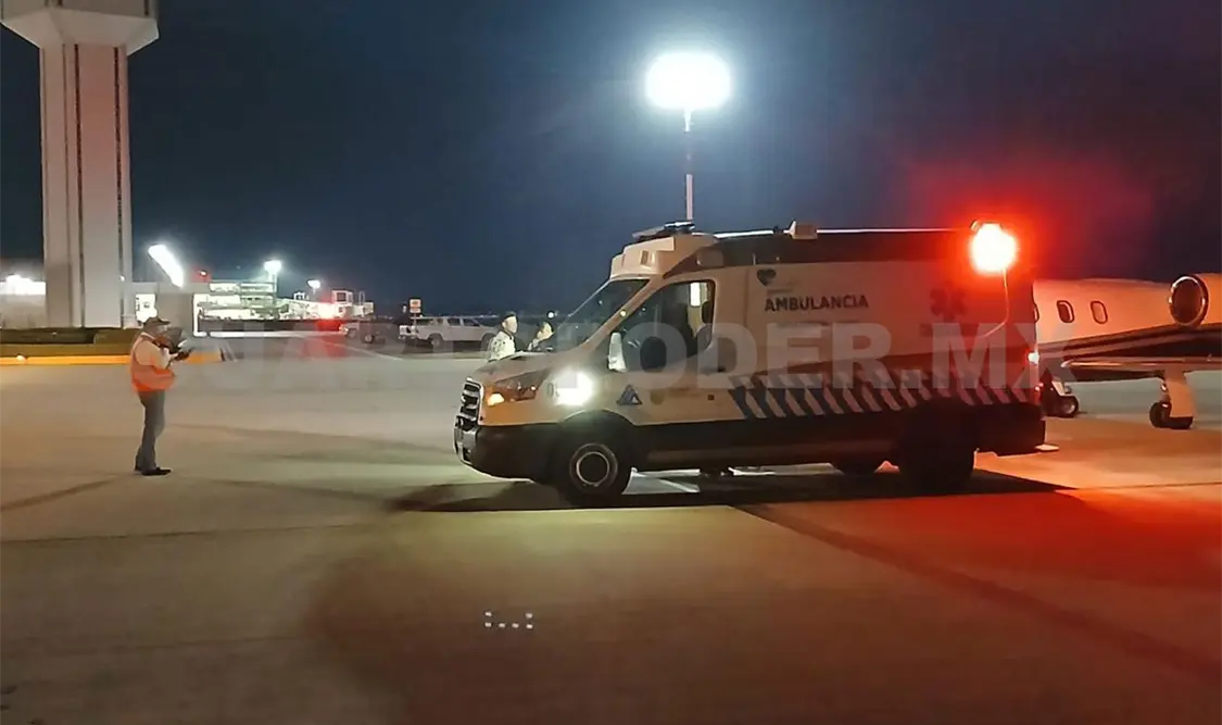 Trasladan a menor de edad con quemaduras