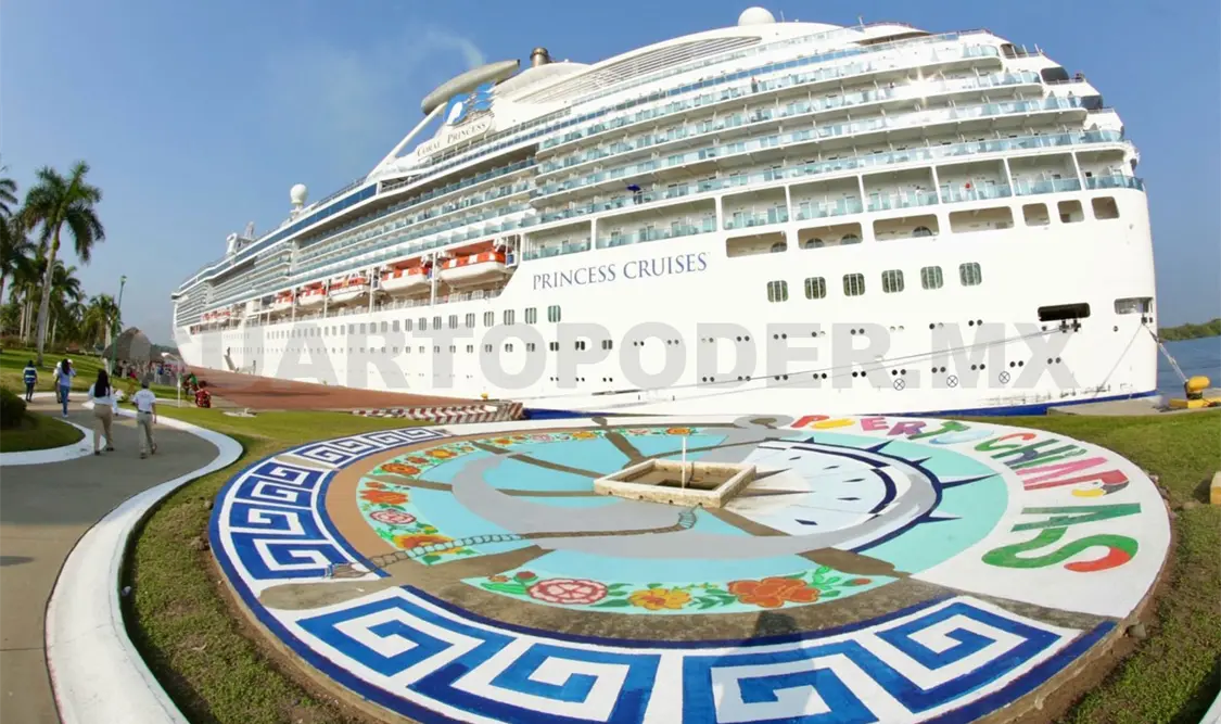 Dos cruceros arribaron en Puerto Chiapas