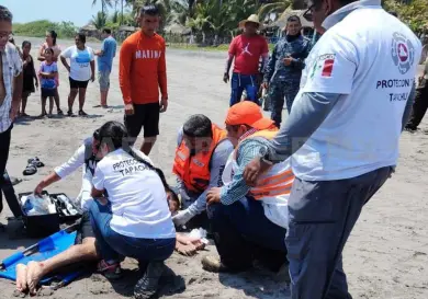 Un ahogado y cuatro rescatados en playas