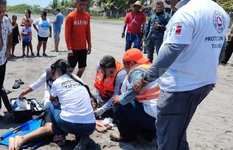 Un ahogado y cuatro rescatados en playas