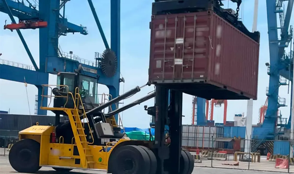 La Agencia Nacional de Aduanas de México informó sobre el hallazgo de este cargamento. cortesía