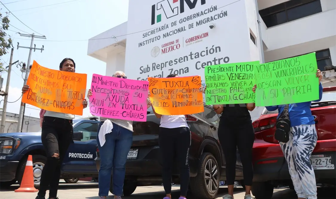 Venezolanos quieren regresar a su país