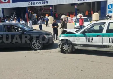 No tiene precaución y sedán hace corte de circulación