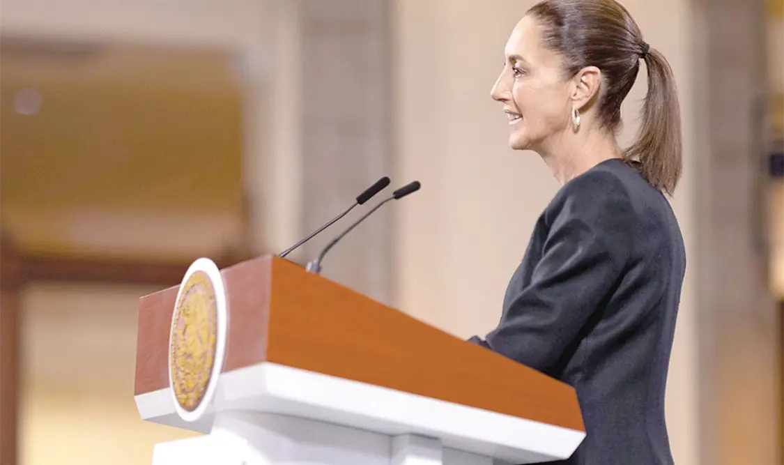 “Nunca ha sido nuestro deseo censurar a nadie, entonces que se modifique la redacción o que se elimine el artículo”, aseveró Claudia Sheinbaum. Cortesía