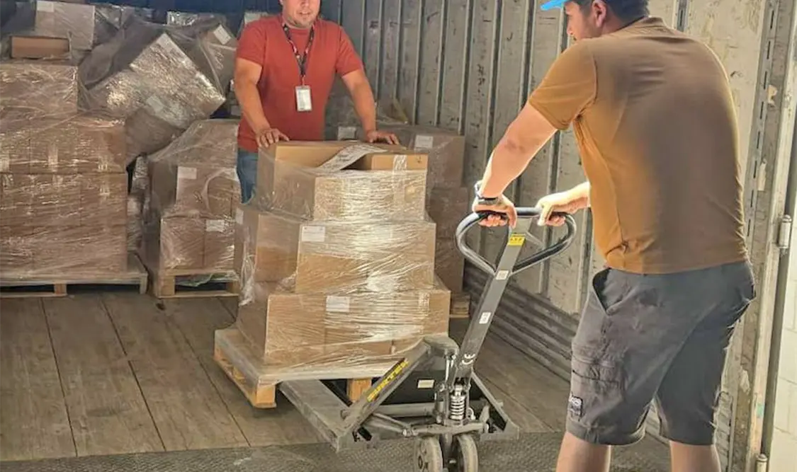 Más de 16 millones de boletas electorales arribaron a la bodega del IEE en Chihuahua. Cortesía