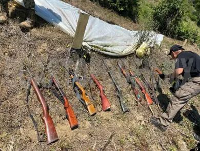 FGR DESTRUYE PLANTÍO DE MARIHUANA EN SANTIAGO EL PINAR EN CHIAPAS