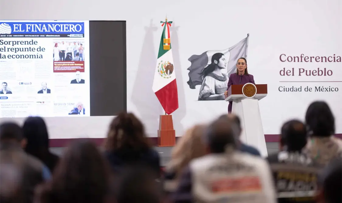 En su conferencia mañanera Sheinbaum Pardo acusó que como a la oposición de México “ya nadie les cree”, ahora andan buscando “nuevos voceros”. Cortesía