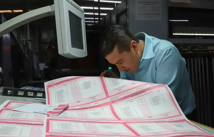 Concluyen impresión de más de 600 millones de boletas
