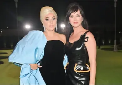 Katy asiste a concierto de Lady Gaga