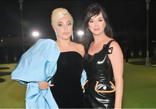 Katy asiste a concierto de Lady Gaga