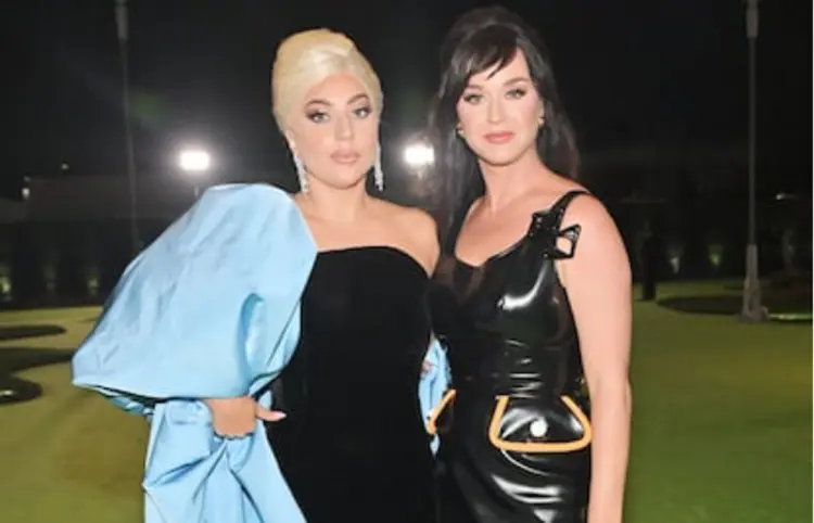 Katy asiste a concierto de Lady Gaga