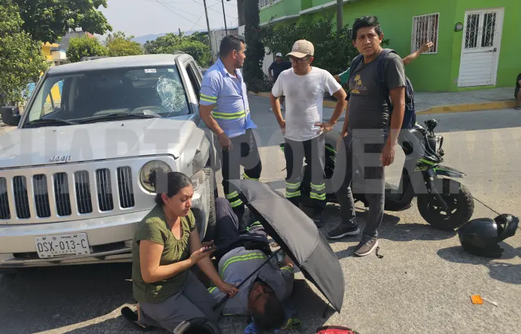 Lo embisten y resulta policontundido