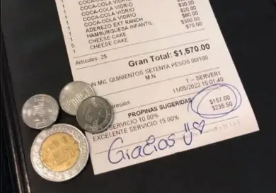 Diputados avalan regulación de propinas