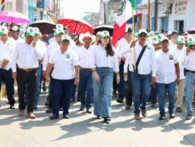 Ejido Villaflores conmemora 89 años de fundación con desfile y llamado a la unidad