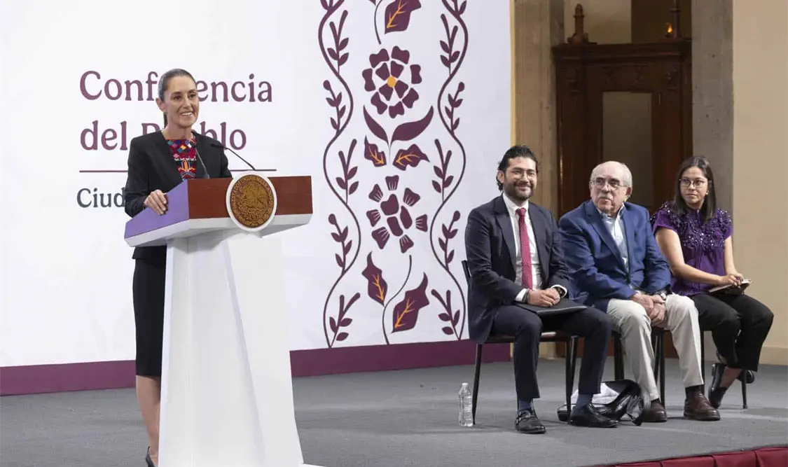 La presidenta Claudia Sheinbaum Pardo informó que la conversación de este jueves 1 de mayo con el mandatario estadounidense, Donald Trump. Cortesía