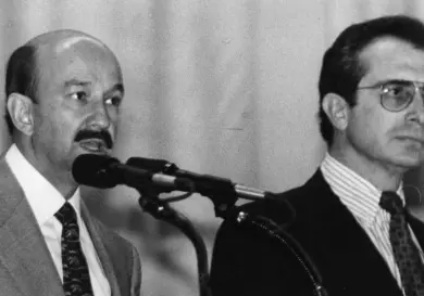 Pablo Gómez expone en la mañanera el Fobaproa