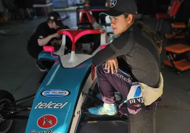 Ivanna Richards, lista para volar en su monoplaza