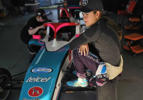 Ivanna Richards, lista para volar en su monoplaza