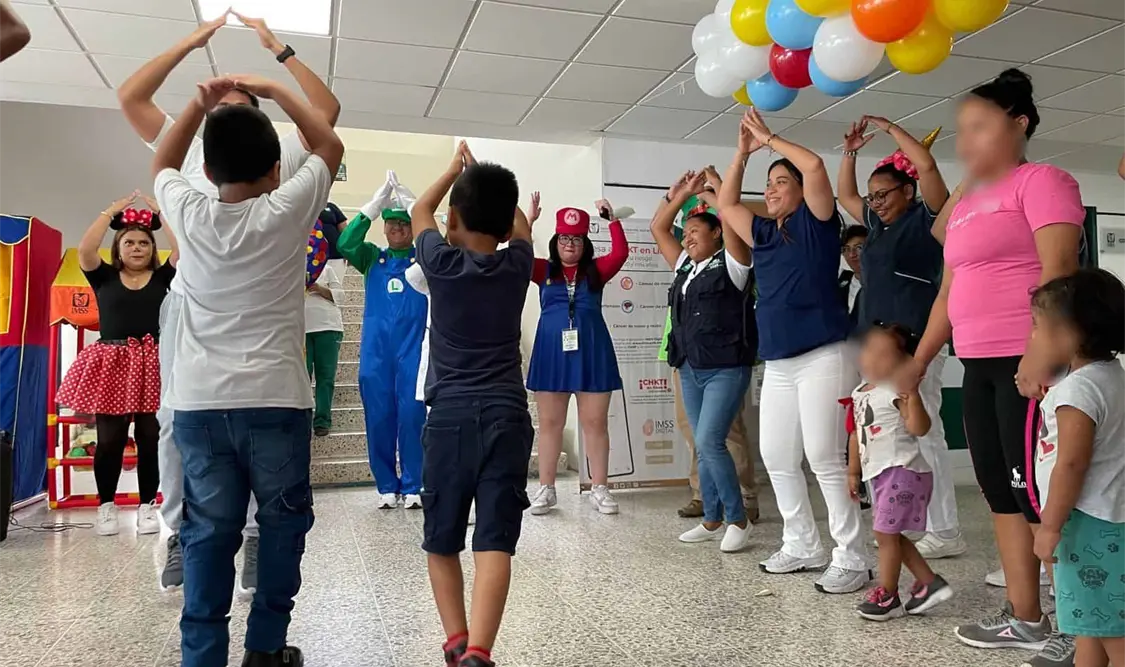 Celebra IMSS Chiapas Día de la Niña y el Niño con actividades lúdicas, educativas y de solidaridad