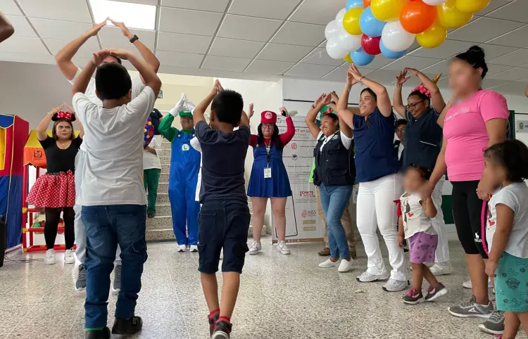 Celebra IMSS Chiapas Día de la Niña y el Niño con actividades lúdicas, educativas y de solidaridad